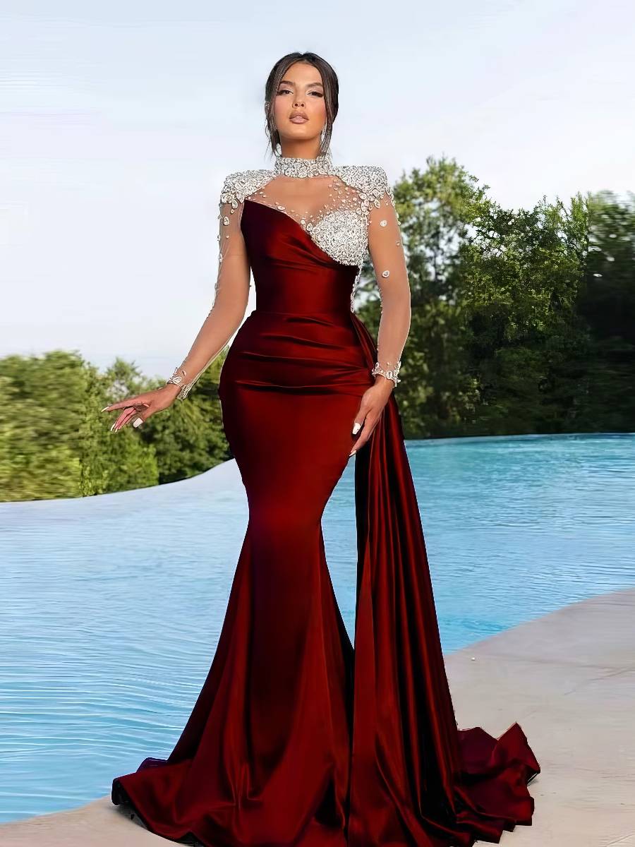 Robe Argent Bordeaux