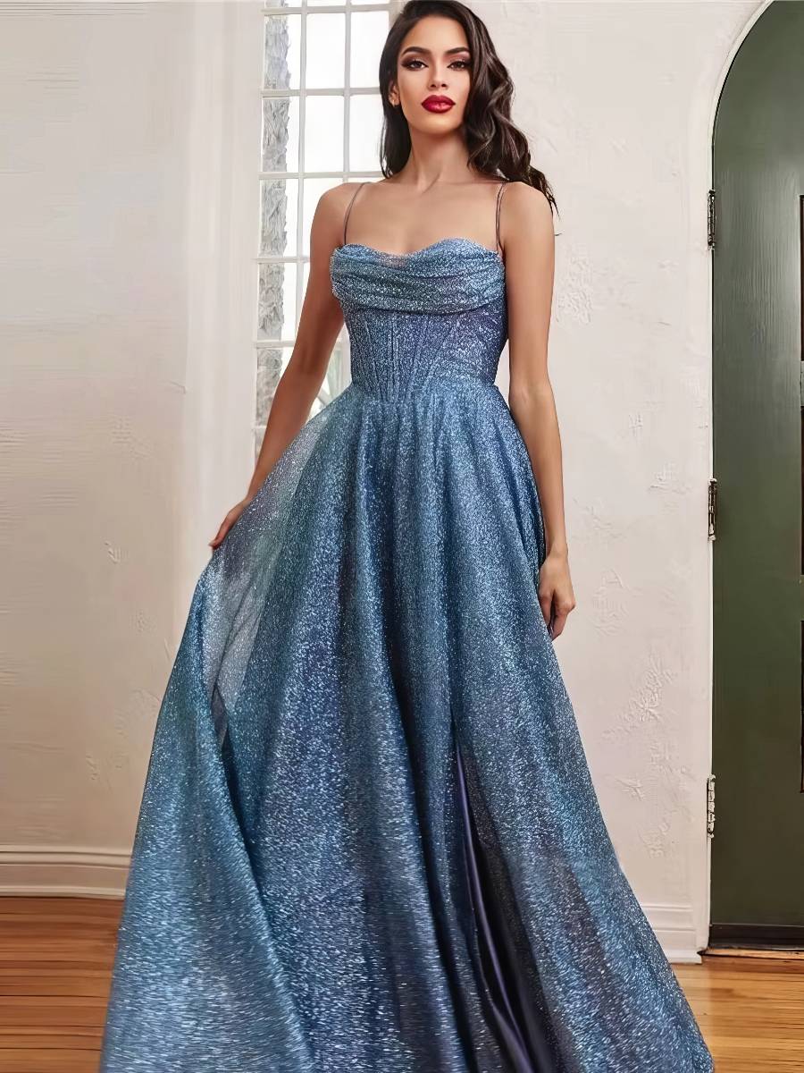 Robe Bleu Argent​