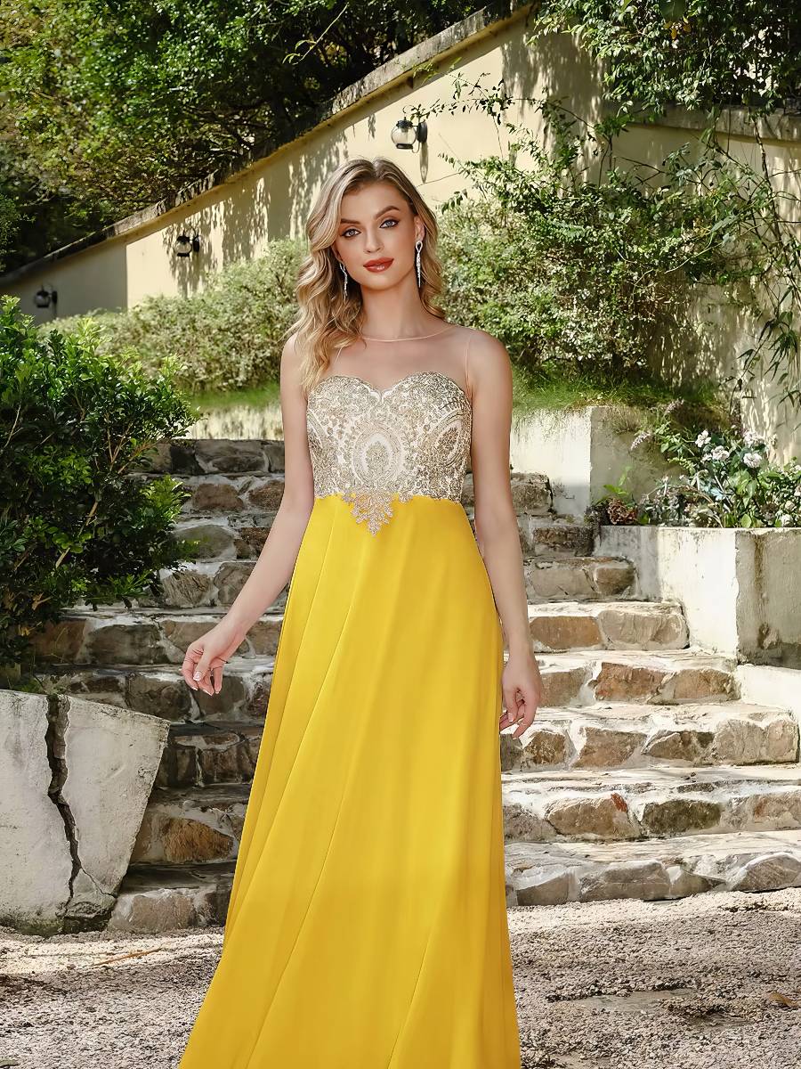 Robe Jaune Argent​