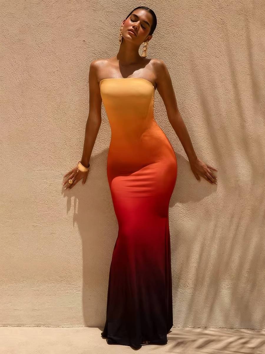 Robe Rouge Orange​